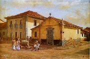 Benedito Calixto Chapel. oil painting on canvas